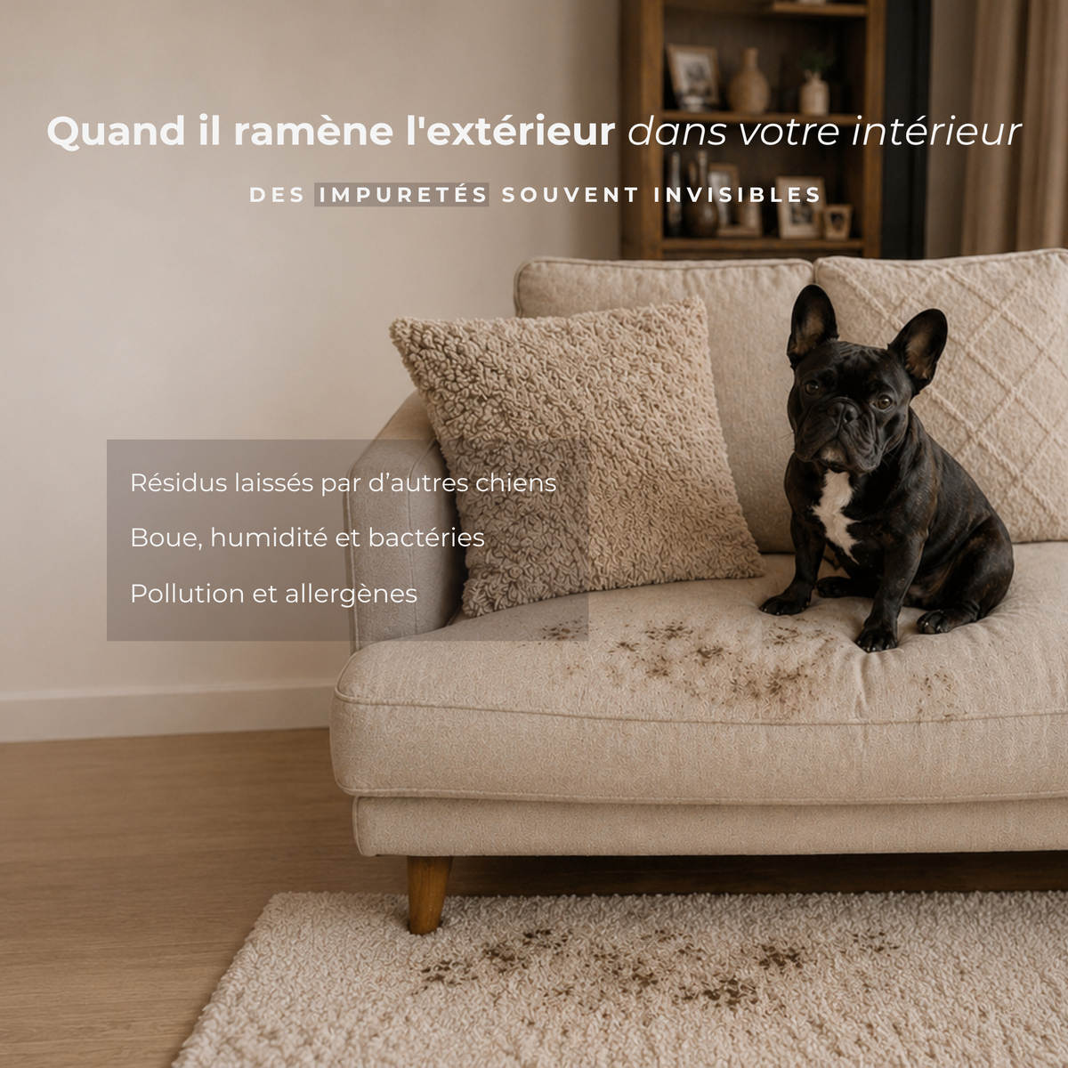 Soin nettoyant pour pattes sans rinçage
