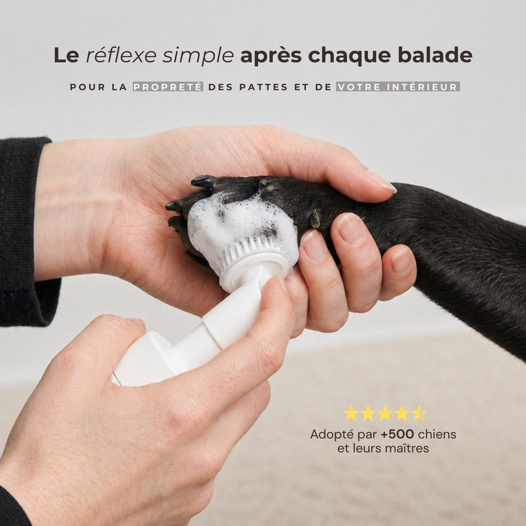 Soin nettoyant pour pattes sans rinçage